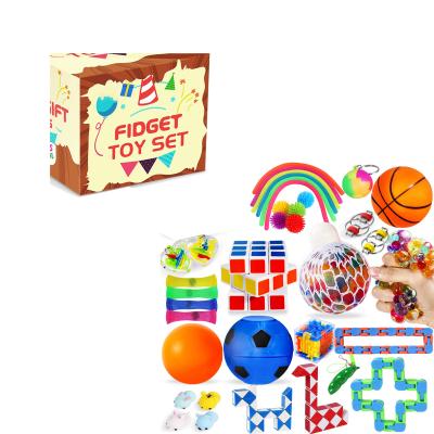 China Plastic Sensory Toys Set Relieves Stress And Worry Fidget Toy For Children Adults Fidget Packs Special Assortment Toys for sale