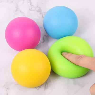 China TPR 4 PCS Colorful Stress Balls Squeeze Color Changing Ball Squishy Toy Relieve Stress Sensory Squishy Balls for Teens Girls and Boys for sale