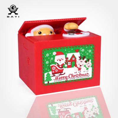 China Money Saving Box Christmas Piggy Bank Gift Packing Piggy Bank Atmosphere Money Saving Box For Kid Gift for sale