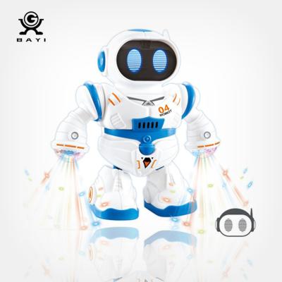 China Electronic Toy Hot Selling Battery Operated Lights And Music Dancing Robot Toy For Kids for sale