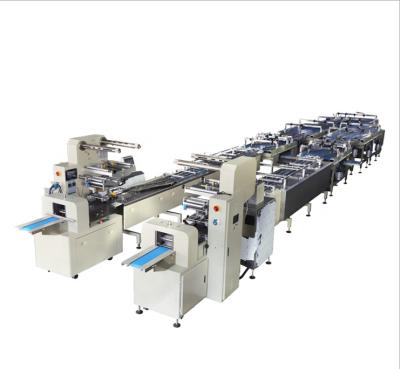 China Chemical Multifunctional Packaging Machinery Packaging Equipment Automatic Pillow Packing Machine For Biscuits for sale