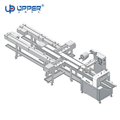 China Automatic Wafer Packaging Machine Flowpack Packaging Machine Chemical Food Flow Wrapper for sale