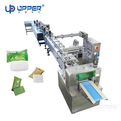 China Food High Speed ​​Soap Bar Flow Packing Machine Hotel Soap Wrapping Machine for sale