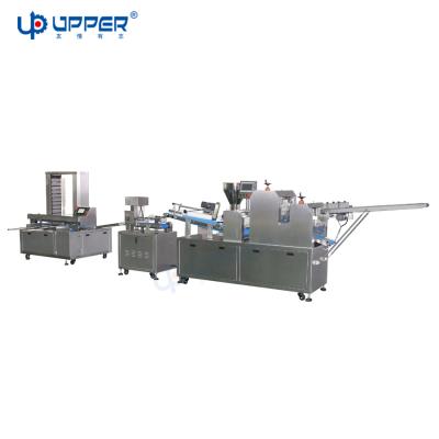 China Automatic Aligning Commercial Hamburger Snacks Factory Machine Roll Production Line Steamed Stuffed Food Making Machinery for sale