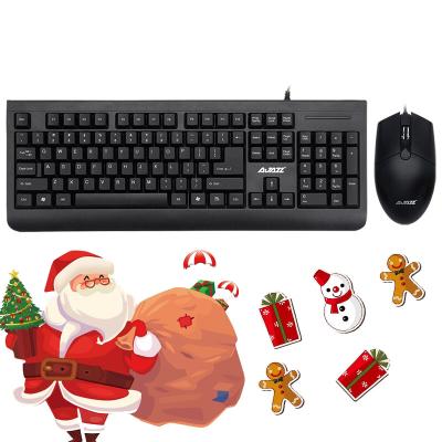 중국 Hot Selling Metal Design Wired Mouse and Keyboard Combo for Office/Game/Home/Internet Cafe 판매용