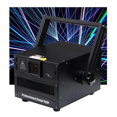 China 140 patterns and 20 groups animation wedding party club laser P5 5w RGB ilda laser 3d laser light show system for sale