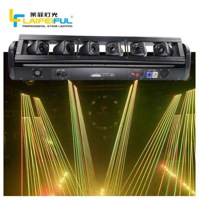 China Stage head disco rgb club rgb bar 12watt moving full color dmx laser beam laser light for sale