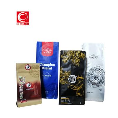 China Packaging Barrier Stand up/Side Gusset /Flat Bottom Pouch for Roast Coffee / Instant Coffee with Valve for sale