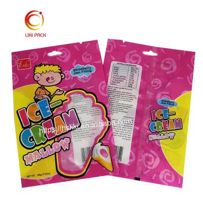 China Moisture Proof Heat Seal Pouches / Butt Seal Bag /back Center Sealing Pouch for sale