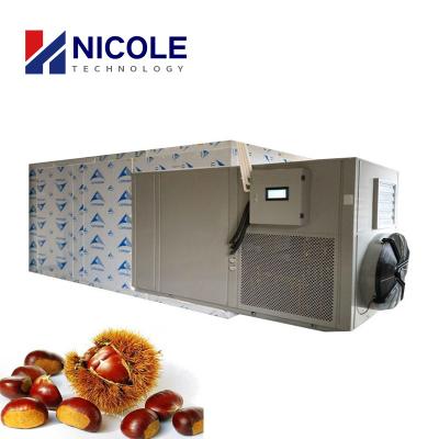 China Industrial Dehydration Hot Air Drying Chamber Room Nuts Dehydrator Oven Machine Tray Fruit Vegetable Heat Pump Dryer for sale