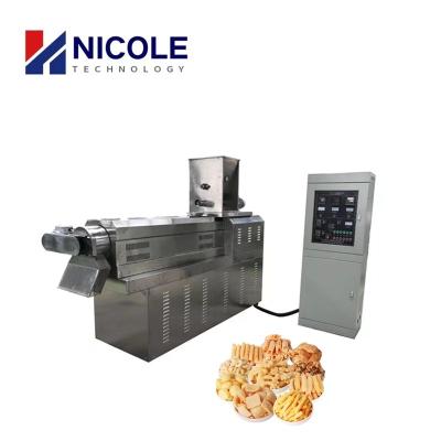 China Food Processing Machine Puffed Corn Snacks Processing Line Puffed Snacks Making Machine Extruder for sale