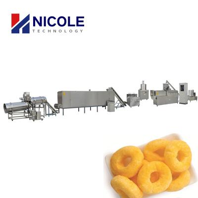 China Food Processing Machine Corn Puff Hollow Filling Snacks Making Processing Equipment Extruder Machine for sale