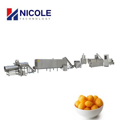 China Food Processing Machine Double Screw Corn Puffed Snacks Processing Making Machine Extruder for sale