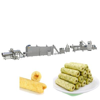 China Spices Puffing Corn Puffs Snacks Making Machine Wholesale Extrusion Food Machinery for sale