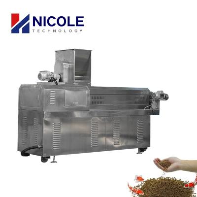 China food & Floating Beverage Factory Fish Food Production Lines Fish Feed Pellet Extruder Machine for sale