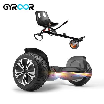 China 2021 Wholesale Unisex Hoverkart Hoverboard Self Balancing Scooter Sports Three Wheel Hoverkart Smart Go Kart Free Shipping for sale