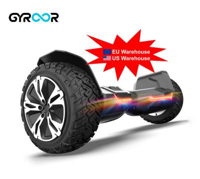 China Gyroor Smart Off Road Hoverboards Unisex Electric Self Balancing Scooter Battery 8.5 Inch Two Tooth Wheel Hover Board Blue Factory for sale