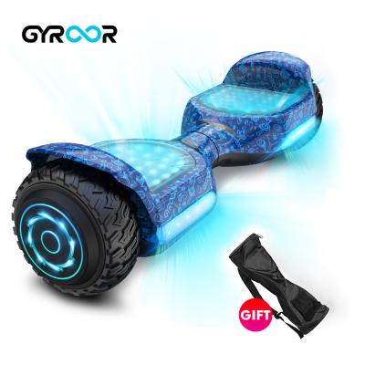 China Blue Tooth 500w Hoverboard 6.5 Unisex Smart Balance Hoverboard Gyroor Scooter with Lightweight Hoverboard for Adults Kids Free Shipping for sale