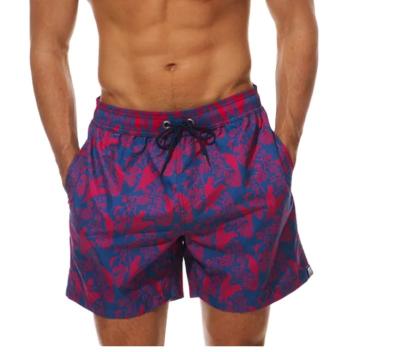 China Breathable Custom Made Storage Pocket Shorts Pocket Waterproof Mens Swim Shorts Beach Shorts With Brief Liner for sale