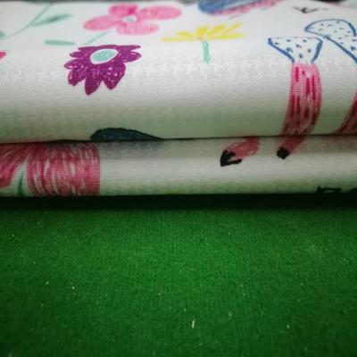 China Waterproof 100% Polyester Jacquard Pongee PU Coated Print Waterproof Breathable Fabric For Outwear for sale