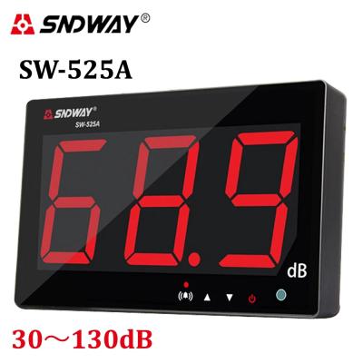 China SNDWAY SW-525A 130.0dB High Accuracy Lightweight Digital Wall Mounted Professional Sound Level Meter SW-525A for sale