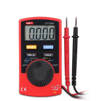 China UNIT UT120A 600V 4000 Counts High Quality Display Range Pocket Tester Automatic Digital Multimeter 115mm*65mm*15mm for sale