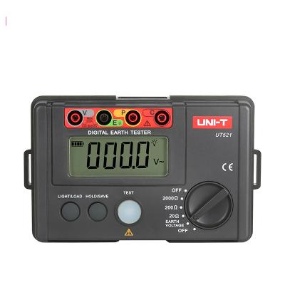 China 2000 UNIT UT521 Ohm High Precision Range Manual Data Stands Accurate 3 Wire Earth Digital Resistance Tester UT521 for sale