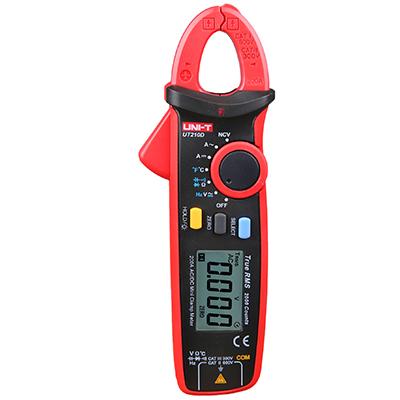 China UNIT UT210D 600V 200A China Factory 2000 Count Display Auto Range RMS NCV Multimeter AC Digital DC Digital Clamp Meter 39.3mm x 26.5mm for sale