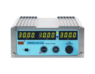 China REK KPS3010 Lab High Efficiency Adjustable Ripple 4 Digital Switching Bench Set DC Power Supply Low 30V 10A for sale