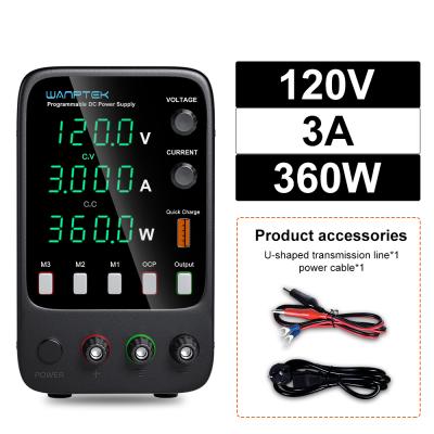 China Wanptek APS1203H 120V 3A USB Digital Quick Charge Phone Repair LED Display Adjustable Programmable DC Power Supply for sale