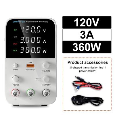 China Newcomer WPS1203B 120V 3A Low Noise USB Lab Produced Programmable Variable Wanptek Manufactures Adjustable DC Power Supply for sale