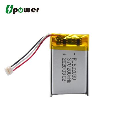 Κίνα Rechargeable Toys Lithium Polymer Battery 502030 3.7V 250mAh 240mAh 200mAh Lipo Battery Small προς πώληση