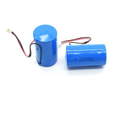 中国 toys er34615 3.6v 19000mah battery lithium d cell batteries er34615 battery lithium pack with strip 販売のため