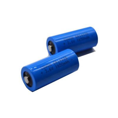 Κίνα Toys 1.65ah cylindrical batteries 1650mah 1600mah lisocl2 3.6v er14335 2/3aa lithium battery for fuel gauge data logger προς πώληση