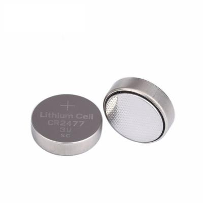 China Toys CR2477T 3V lithium battery cell cr2430 Cr 2450 button cell cr2477 with solder tag en venta