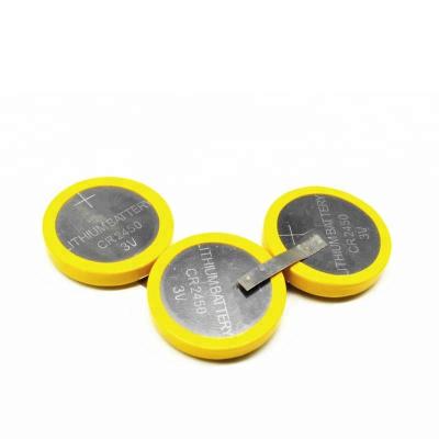 China Consumer Electronics Customize 9V CR2450 Lithium Battery Button Cell Battery Pack for sale