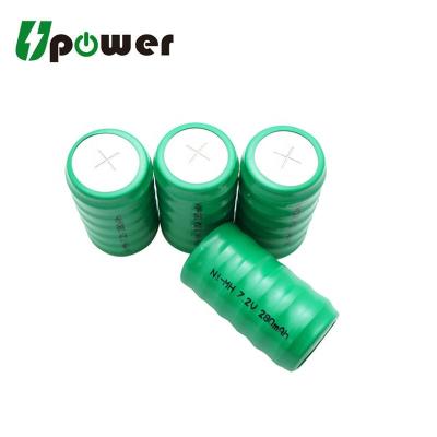 China nimh 7.2v 280mah rechargeable battery emergency pack 250H6A sealed Ni-MH button cell battery pack zu verkaufen