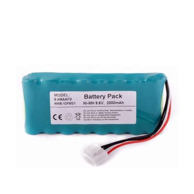 China Toys Replacement Battery 9.6V 2000mAh NI-MH Medical Battery For Fukuda 8-HRAAFD HHR-13F8G1 FCP-2155 FX-2111 for sale