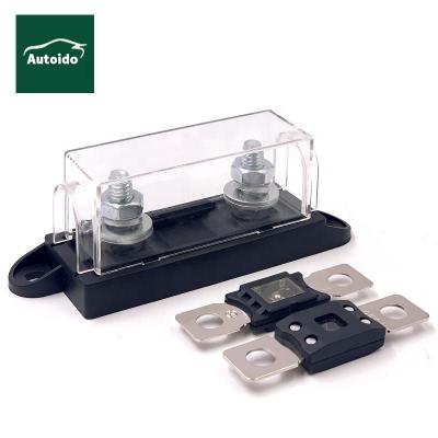 China High Quality Alloy Material Fuse Holder Modified Vehicle Car Audio Box 1 Way Waterproof Clear Cover for sale