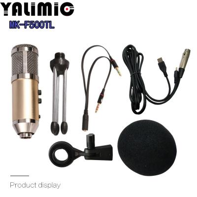 China Handheld Condenser Microphone BM 800 MK-F500TL Echo Cancellation Microphone, Mobile Phone Condenser Microphone for iPhone and Android for sale