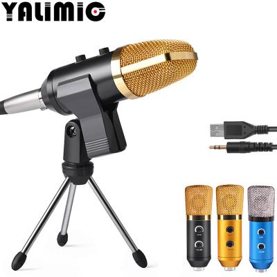 China Professional Handheld Microphone MK-L100TL USB Condenser Microphone Microphone For Video Recording Karaoke Radio Studio Microphone For Computer PC for sale