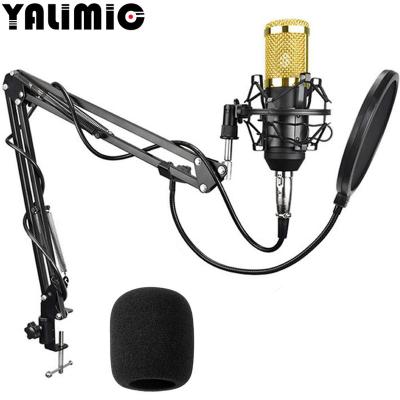 China Handheld Microphone BM-800 Mic Kit Condenser Microphone with Adjustable Mic Suspension Scissor Arm for sale