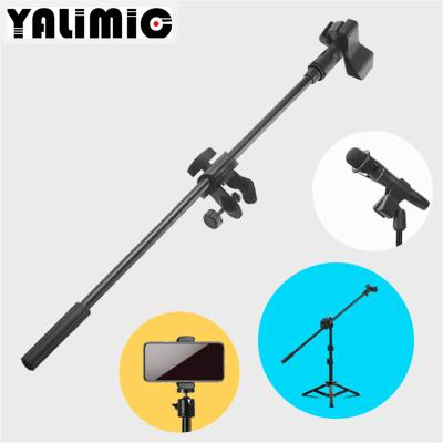 China 360 Degree Rotating Hot Selling 360 Degree Rotation Adjustable Microphone Arm Stand With Movable Stand for sale