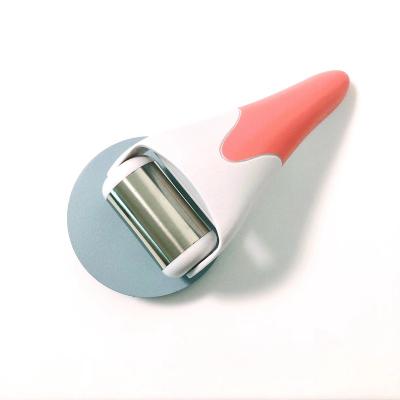 China Handheld Ice Roller For Face Eye Massage Gel Ice Roller Stainless Steel Cooling Facial Roller for sale