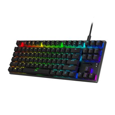 China Original Alloy Core Tenkeyless 87 Hyper Plug-and-Play Keys Wired Gaming Keyboard With Red Aqua Switch for sale