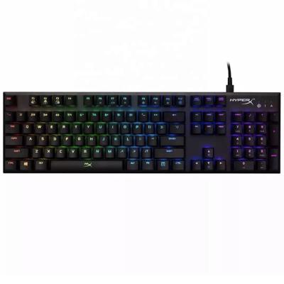 China Hyper Plug and Play Alloy FPS RGB Silver X Axis Mechanical Gaming Keyboard for sale