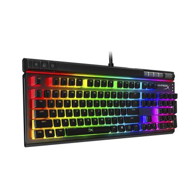 China Elite 2 Alloy X Gaming Keyboard E-sports Mechanical Gaming Keyboard Hyper Plug and Play Red Axis RGB USB 2.0 for sale