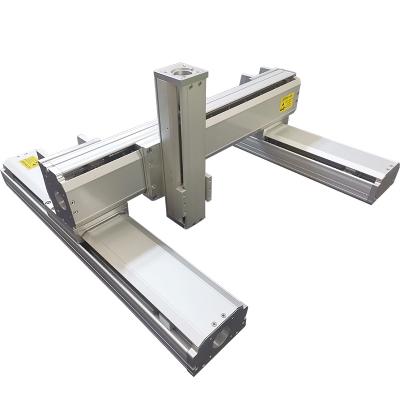 China Automatic System Gantry Robot XYZ with Stepper Motor 4-Axis Step Linear Cartesian Robot Linear CNC Guide Slide Motion System for sale