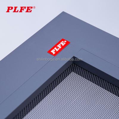 China PLFE Mesh Slide Solderless Joint Screen Modern Steel Doors Windows Screen for sale