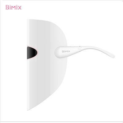 China Skin Tightening Bimix 2022 Drop Shipping Skin Rejuvenating Source Skin Care Acne Photon Anti Colored Led Glass Light White Face Mask for sale